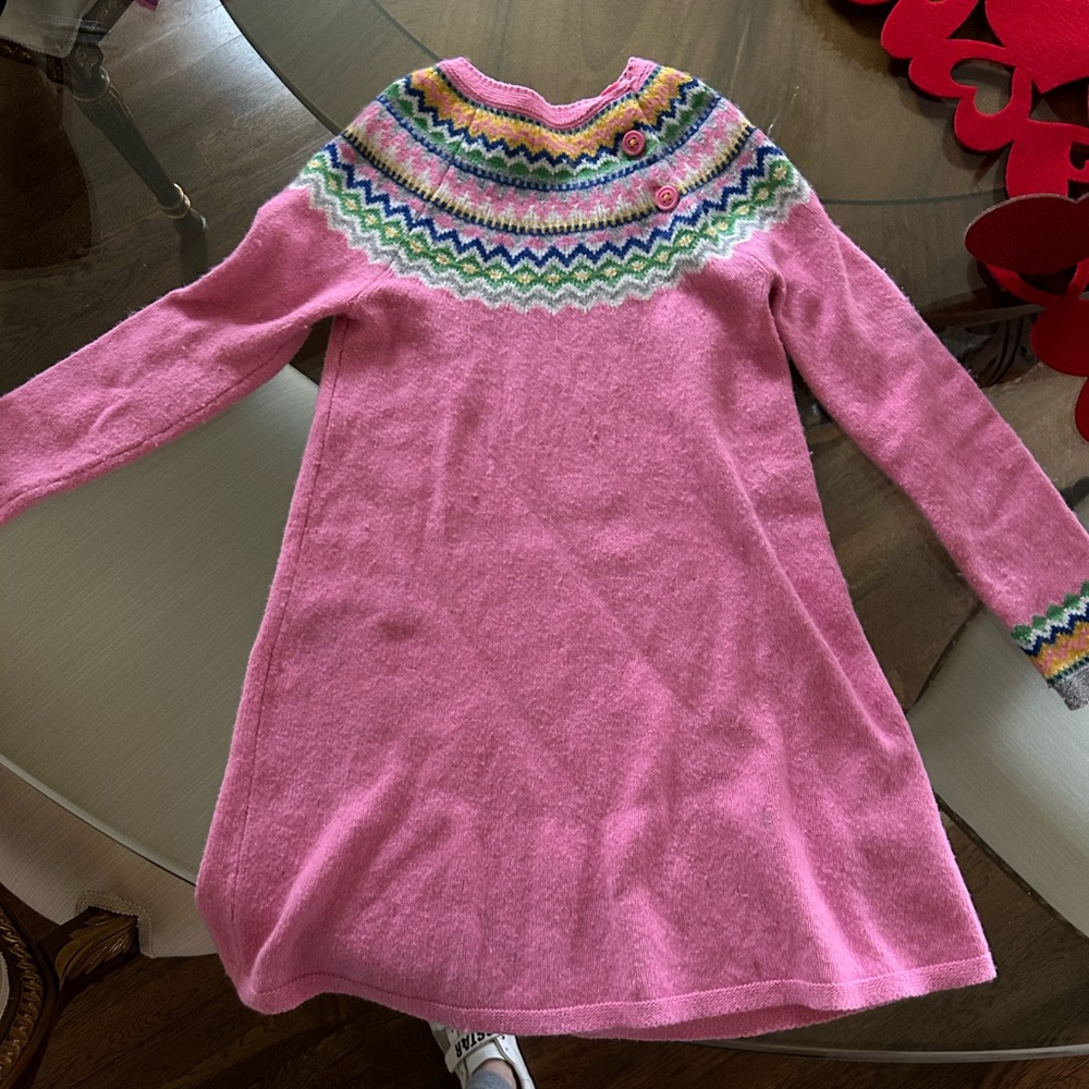 Pink Boden sweater dress